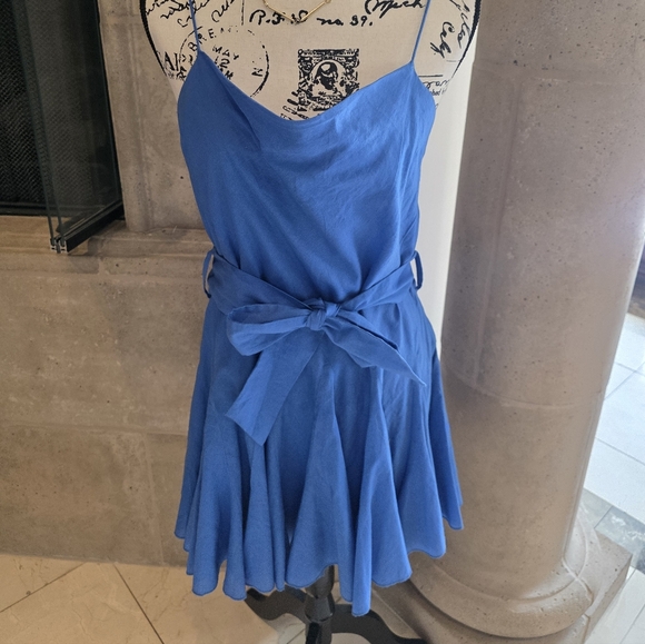Alice + Olivia Vibrant Blue Mini Dress - Picture 2 of 10